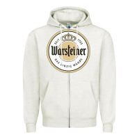 Oatmeal Heather warsteiner Zipper Hoodie - linhVisuals