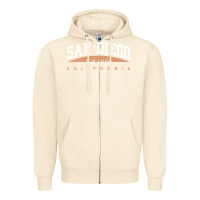 Sandshell san diego california Zipper Hoodie - linhVisuals