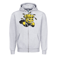Heather Grey wichita state shockers Zipper Hoodie - linhVisuals