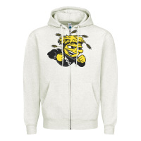 Oatmeal Heather wichita state shockers Zipper Hoodie - linhVisuals