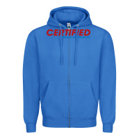 True Royal whack  off Zipper Hoodie - linhVisuals