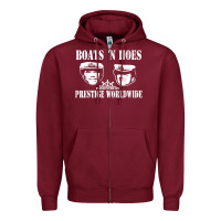 Burgundy boats n hoes funny meme t shirt Zipper Hoodie - linhVisuals