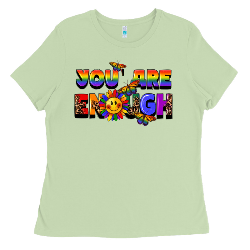 You Are Enough Ladies Tee by FaDigitalArtStudio | Teevron