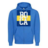 True Royal boca juniors la boca t shirt Zipper Hoodie - linhVisuals