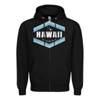 Black hawaii the aloha state   aloha hawaiian from the islands!! t shirt Zipper Hoodie - linhVisuals