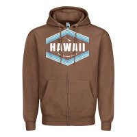 Chestnut hawaii the aloha state   aloha hawaiian from the islands!! t shirt Zipper Hoodie - linhVisuals