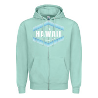 Seafoam hawaii the aloha state   aloha hawaiian from the islands!! t shirt Zipper Hoodie - linhVisuals