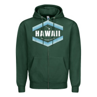 Sports Green hawaii the aloha state   aloha hawaiian from the islands!! t shirt Zipper Hoodie - linhVisuals