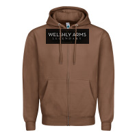 Chestnut welshly arms 005 Zipper Hoodie - linhVisuals