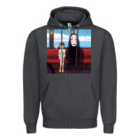 Smoke spirited away (3) Zipper Hoodie - linhVisuals