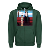 Sports Green spirited away (3) Zipper Hoodie - linhVisuals