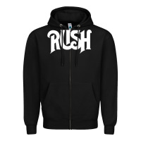 Black Rush Classic Zipper Hoodie - linhVisuals