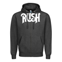 Charcoal Heather Rush Classic Zipper Hoodie - linhVisuals