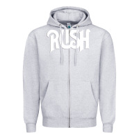 Heather Grey Rush Classic Zipper Hoodie - linhVisuals