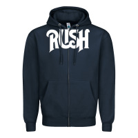 Navy Rush Classic Zipper Hoodie - linhVisuals