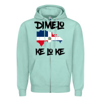 Seafoam dimelo ke lo ke dominican republic shirt for men woman kids t shirt Zipper Hoodie - linhVisuals