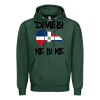 Sports Green dimelo ke lo ke dominican republic shirt for men woman kids t shirt Zipper Hoodie - linhVisuals