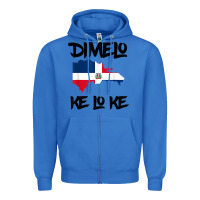 True Royal dimelo ke lo ke dominican republic shirt for men woman kids t shirt Zipper Hoodie - linhVisuals
