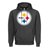Charcoal Heather pittsburgh SPORT Zipper Hoodie - linhVisuals