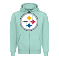 Seafoam pittsburgh SPORT Zipper Hoodie - linhVisuals