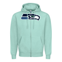 Seafoam seattle sports Zipper Hoodie - linhVisuals