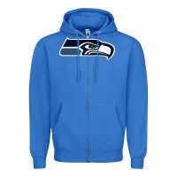 True Royal seattle sports Zipper Hoodie - linhVisuals
