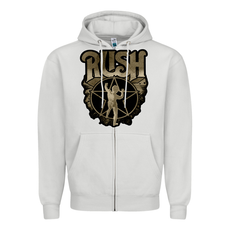 Rush Grey Zipper Hoodie by linhVisuals | Teevron
