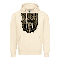 Sandshell Rush grey Zipper Hoodie - linhVisuals