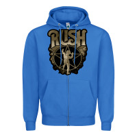 True Royal Rush grey Zipper Hoodie - linhVisuals