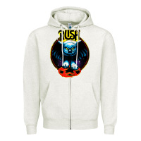 Oatmeal Heather rush transparent Zipper Hoodie - linhVisuals