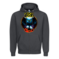 Smoke rush transparent Zipper Hoodie - linhVisuals