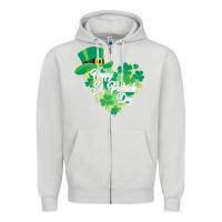 Dove Grey happy st patricks day funny irish Zipper Hoodie - linhVisuals