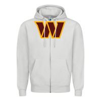 Dove Grey washington  sports Zipper Hoodie - linhVisuals