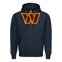Navy washington  sports Zipper Hoodie - linhVisuals