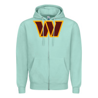 Seafoam washington  sports Zipper Hoodie - linhVisuals