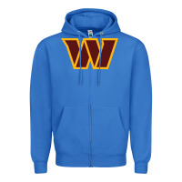 True Royal washington  sports Zipper Hoodie - linhVisuals
