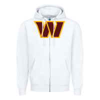 White washington  sports Zipper Hoodie - linhVisuals