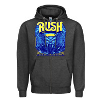 Charcoal Heather Rush 1975 Zipper Hoodie - linhVisuals