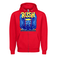 Red Rush 1975 Zipper Hoodie - linhVisuals