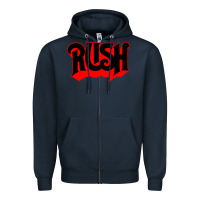 Navy rush rock Zipper Hoodie - linhVisuals