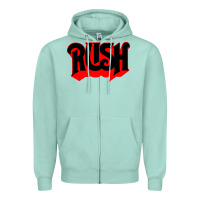 Seafoam rush rock Zipper Hoodie - linhVisuals