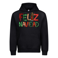 Black Feliz Navidad our lady of Guadalupe Christmas Urban Hoodie - Jasminsmagicworld