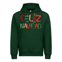 Forest Green Feliz Navidad our lady of Guadalupe Christmas Urban Hoodie - Jasminsmagicworld