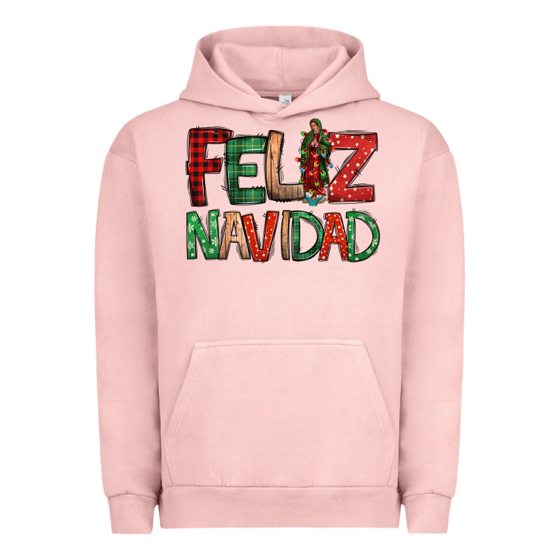 Feliz Navidad Our Lady Of Guadalupe Christmas Urban Hoodie by Jasminsmagicworld | Teevron