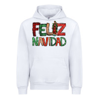 White Feliz Navidad our lady of Guadalupe Christmas Urban Hoodie - Jasminsmagicworld