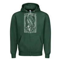 Sports Green edgar allen poe the raven nevermore t shirt Zipper Hoodie - linhVisuals