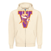 Sandshell missouri valley college vikings vectorized Zipper Hoodie - linhVisuals