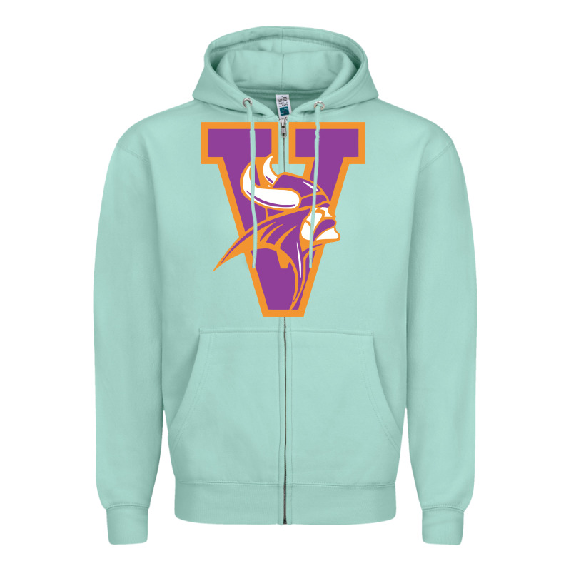 Missouri Valley College Vikings Vectorized Zipper Hoodie by linhVisuals | Teevron