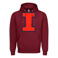 Illinois Fighting Illini Zipper Hoodie | Teevron