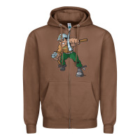 Chestnut montana technological university orediggers vectorized Zipper Hoodie - linhVisuals